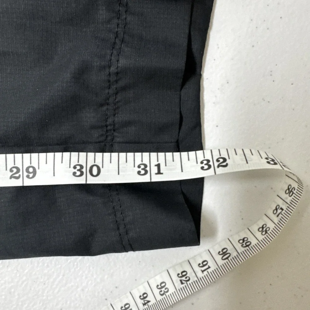 Nike Golf Fit Storm Mens  Black Windbreaker Pants, Button-Up Ankle, Large 30*31
